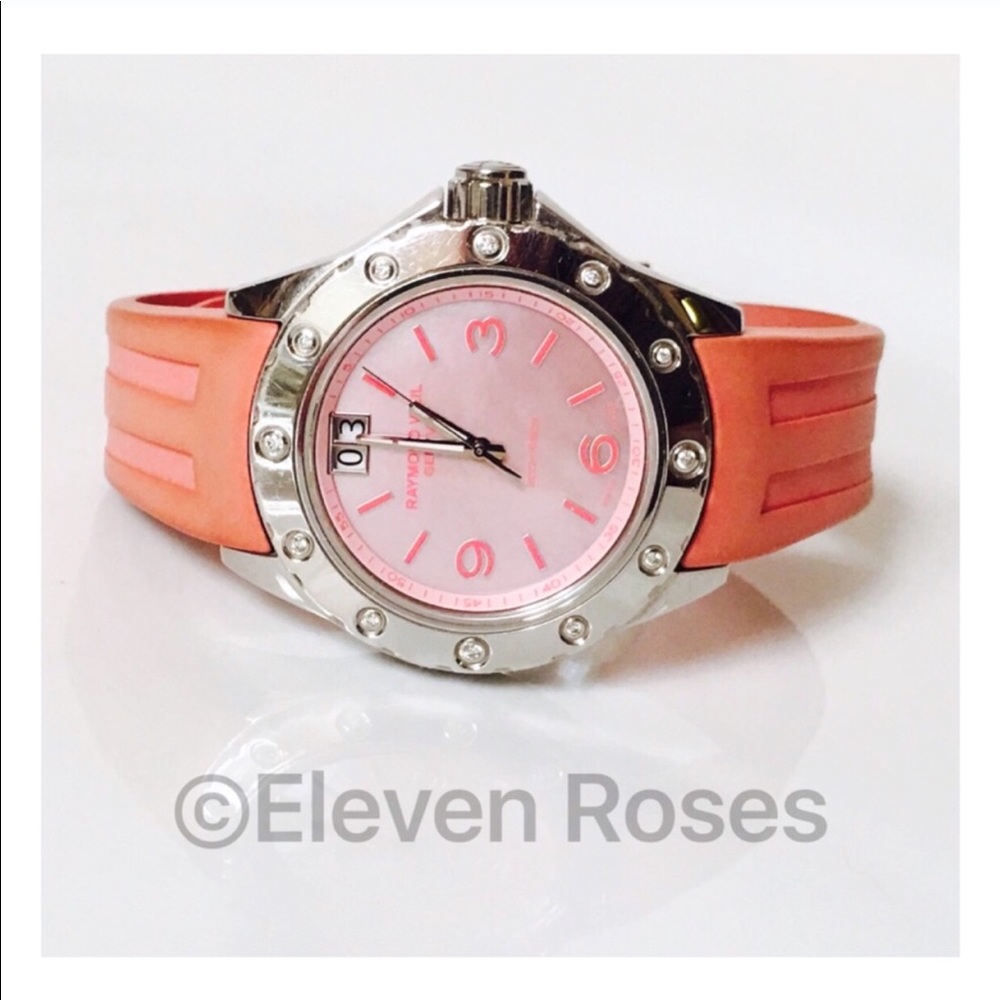 Raymond Weil Spirit Mother Of Pearl Diamond Watch
